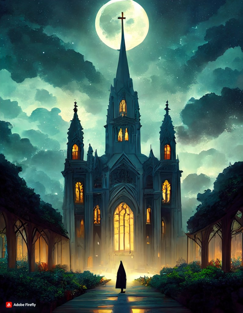 Antonio Roman Campos Ashes to Ashes Cover Haunted St. Louis Cathedral New Orleans French Quarter Full Moon